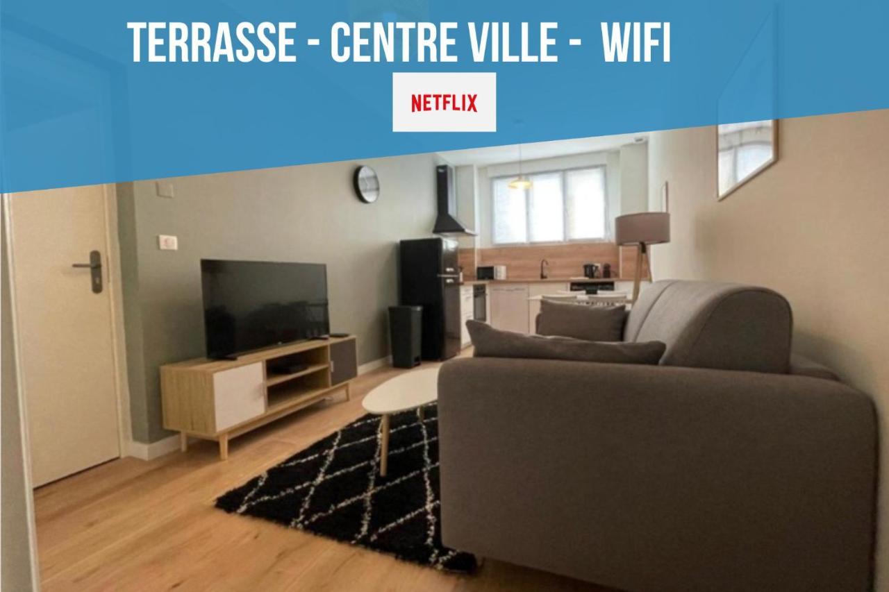 Centre Ville Superbe T2 Neuf Wifi Terrasse Netflix Périgueux المظهر الخارجي الصورة